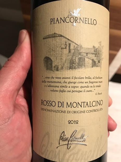 2012 Piancornello Brunello di Montalcino, Italy, Tuscany, Montalcino ...