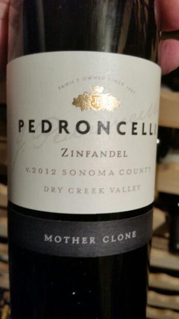 2010 Pedroncelli Zinfandel Vintage Selection Pedroni-Bushnell Vineyard ...