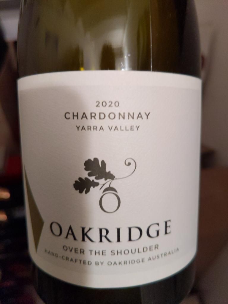 2022 Oakridge Chardonnay Over the Shoulder, Australia, Victoria, Port Phillip, Yarra Valley