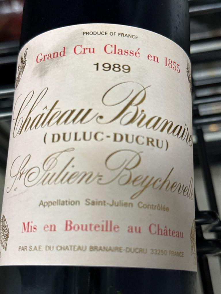 1989 Château Branaire (Duluc-Ducru) - CellarTracker