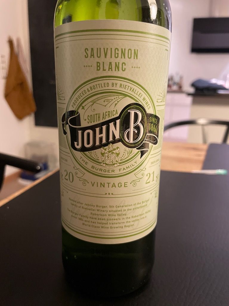 2021 Rietvallei Estate Sauvignon Blanc John B., South Africa, Breede ...