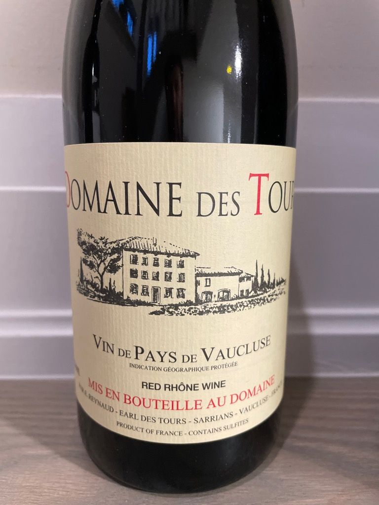 2016 Domaine des Tours Vaucluse - CellarTracker