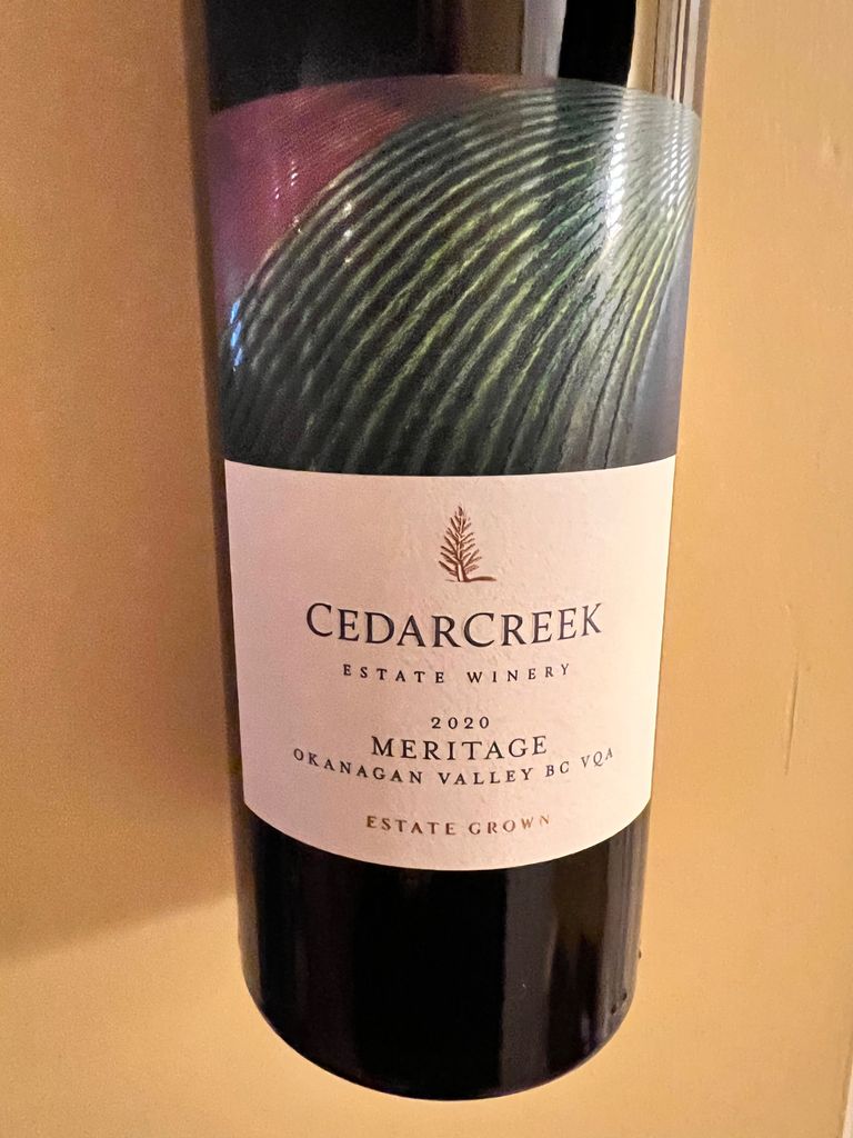 2020 CedarCreek Estate Winery Meritage, Canada, British Columbia