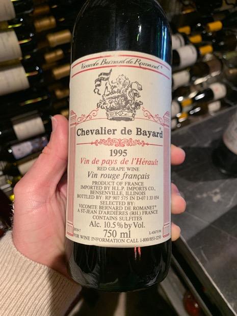 1995 Chevalier de Bayard Pays d'Hérault - CellarTracker