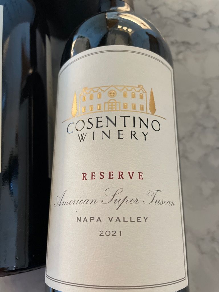 2015 Cosentino Winery American Super Tuscan Blend, USA, California ...