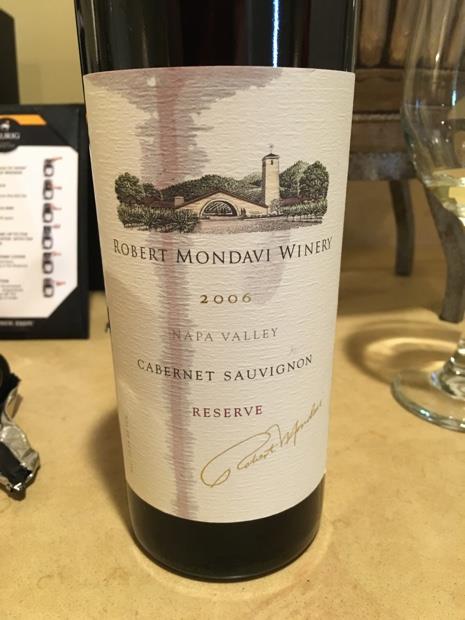 2007 Robert Mondavi Winery Cabernet Sauvignon Reserve