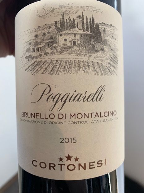 2015 Cortonesi Brunello di Montalcino I Poggiarelli, Italy, Tuscany ...