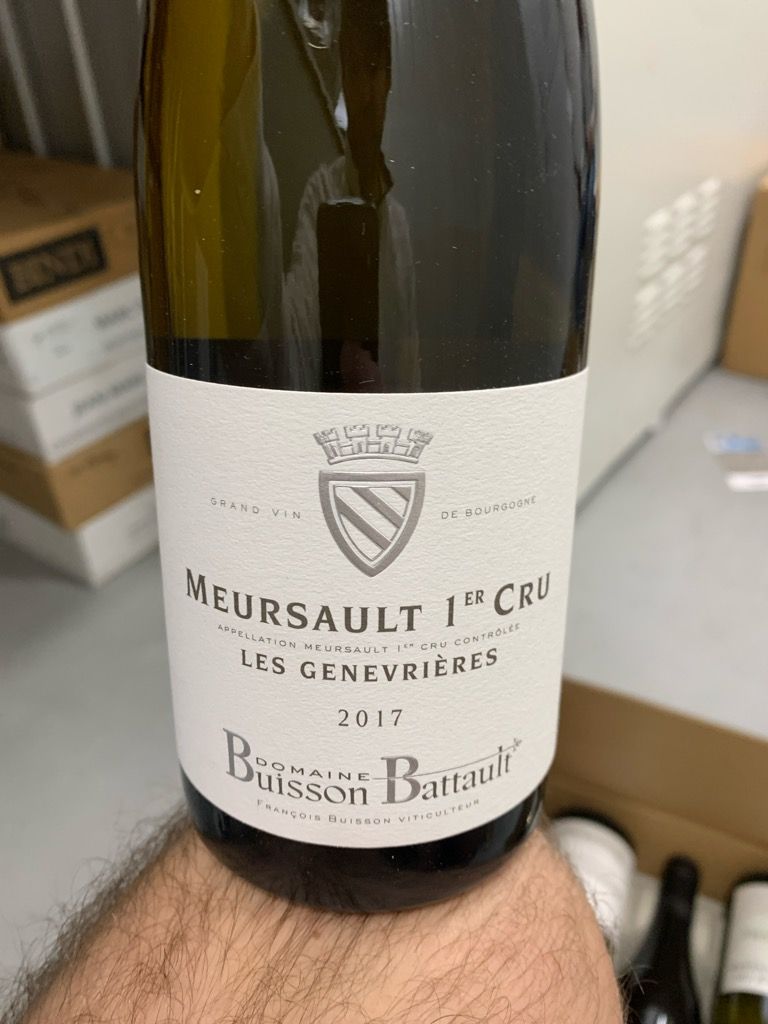 2018 Domaine Buisson-Battault Meursault 1er Cru Les Genevrières