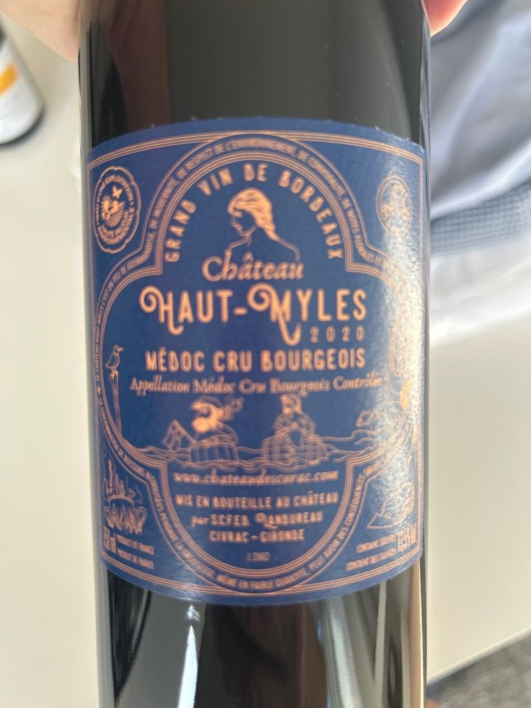 2020 Château Haut Myles - CellarTracker