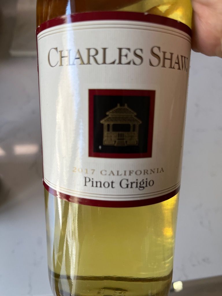 2016 Charles Shaw Pinot Grigio, USA, California - CellarTracker