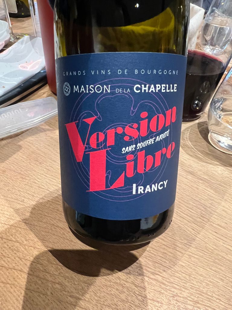 2022 Maison de la Chapelle Irancy Version Libre - CellarTracker