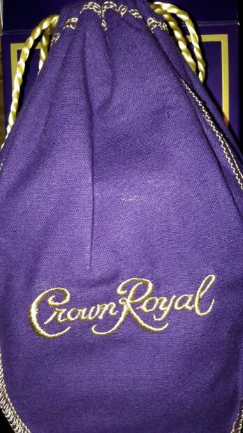 CROWN ROYAL Purple DELUXE BAG