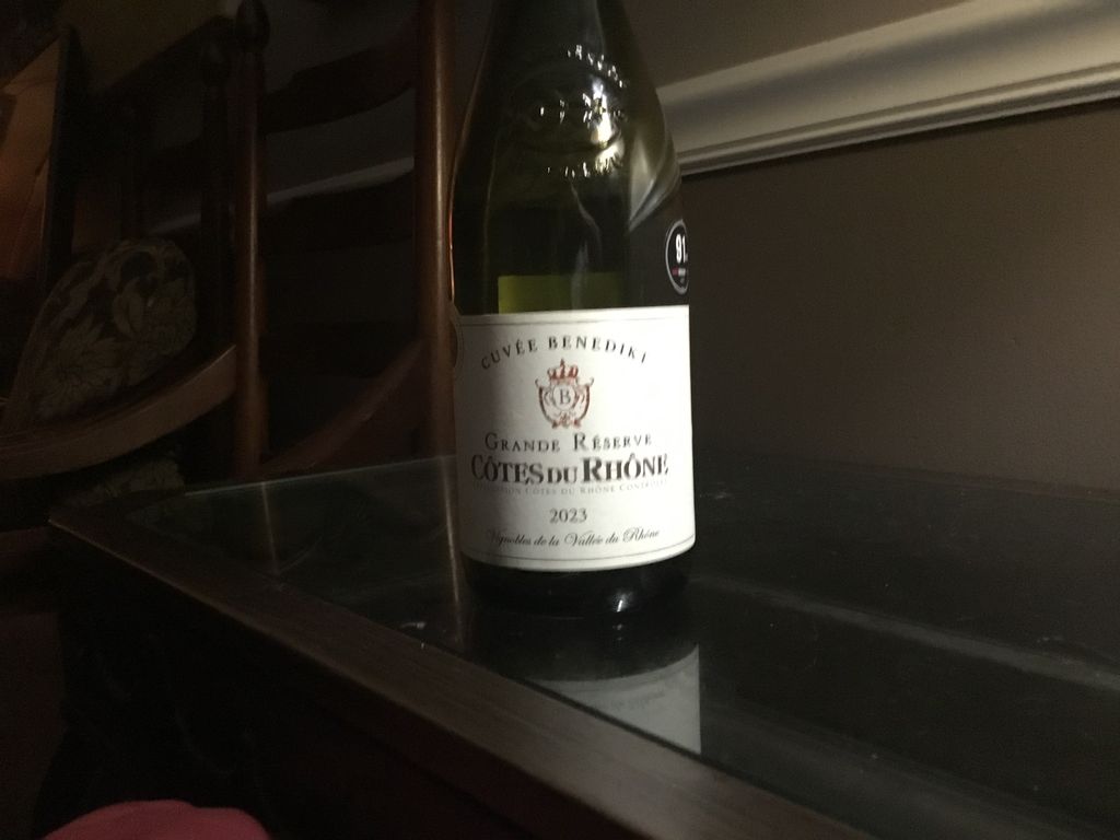 2023 Les Vignerons de l'Enclave Côtes du Rhône Cuvée Benedikt Grande ...