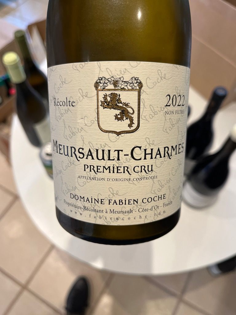 2022 Domaine Fabien Coche Meursault 1er Cru Charmes - CellarTracker