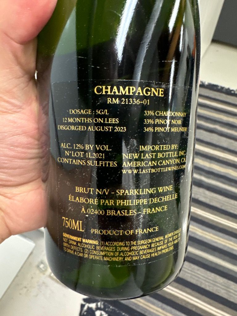 N.V. Philippe Dechelle Champagne Cuvée Terrienne - CellarTracker