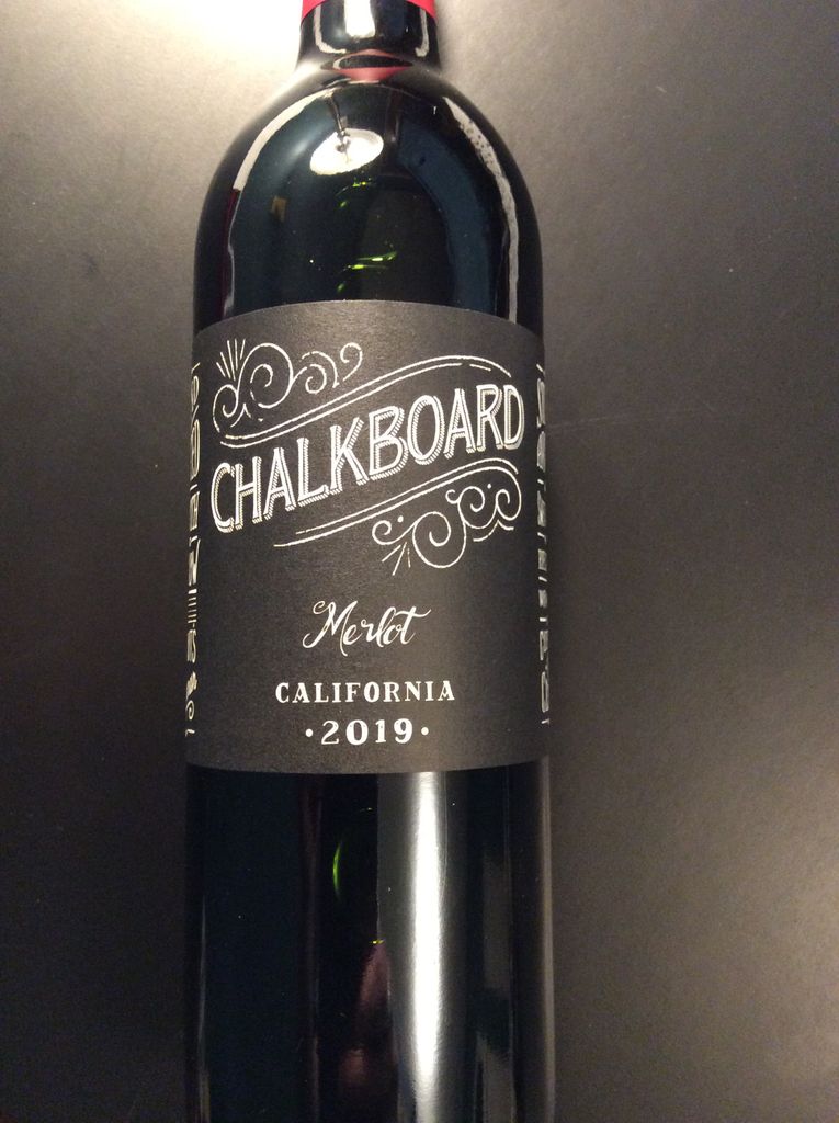 2019 Chalkboard Merlot, USA, California CellarTracker