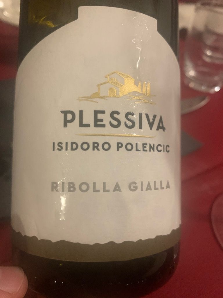 Miani Ribolla 2018 Isidoro Polencic Ribolla Gialla Plessiva, Italy, Friuli-Venezia ...