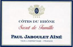 2015 Paul Jaboulet Aîné Côtes du Rhône Secret de Famille, France, Rhône ...