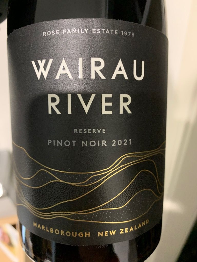 2022 Wairau River Pinot Noir Reserve, New Zealand, South Island
