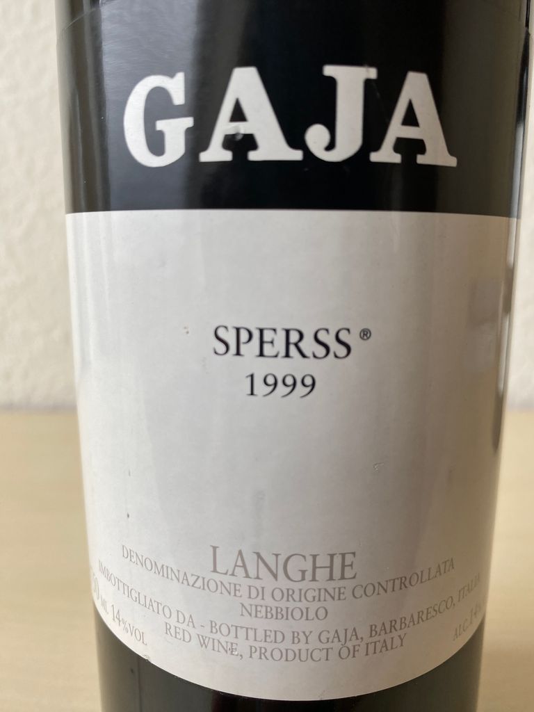 1999 Gaja Langhe Nebbiolo Sperss - CellarTracker