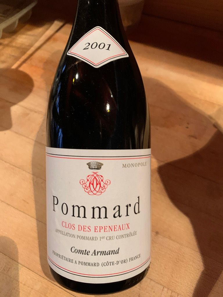 2001 Comte Armand Pommard 1er Cru Clos des Epeneaux - CellarTracker