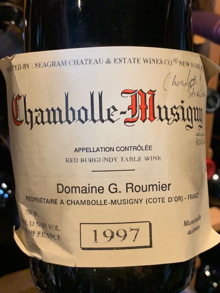 1998 Domaine G. Roumier / Christophe Roumier Chambolle-Musigny