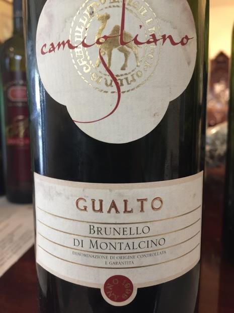 1999 Camigliano Brunello di Montalcino Gualto, Italy, Tuscany ...