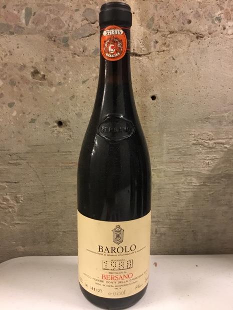 1989 Bersano Barolo - CellarTracker