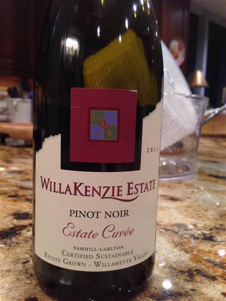 2011 WillaKenzie Estate Pinot Noir Estate Cuvée, USA ...