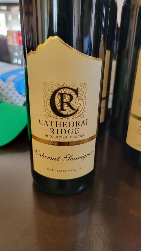 2018 Cathedral Ridge Cabernet Sauvignon, USA, Oregon, Columbia Valley ...