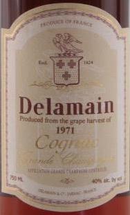 1963 Delamain Grande Champagne Cognac - CellarTracker