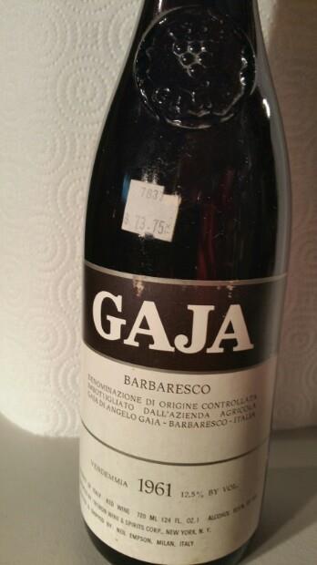 1965 Gaja Barbaresco - CellarTracker