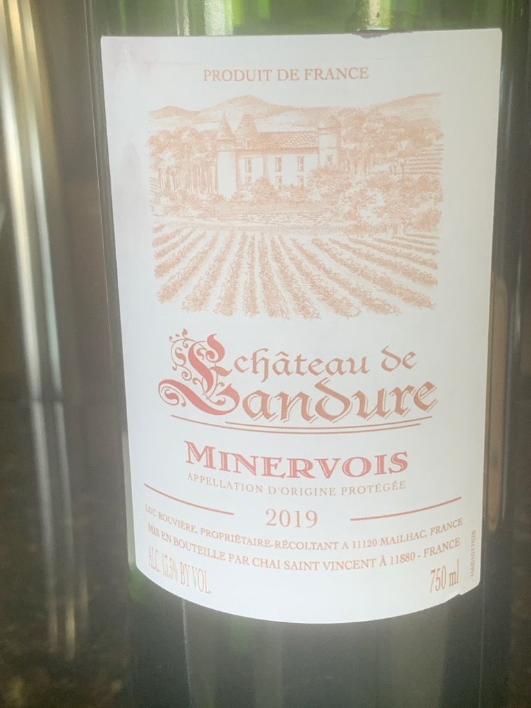 2019 Château de Landure Minervois, France, Languedoc Roussillon