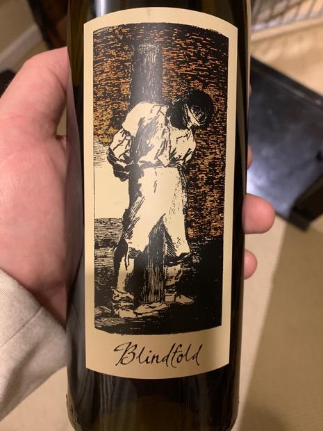 blindfold prisoner wine