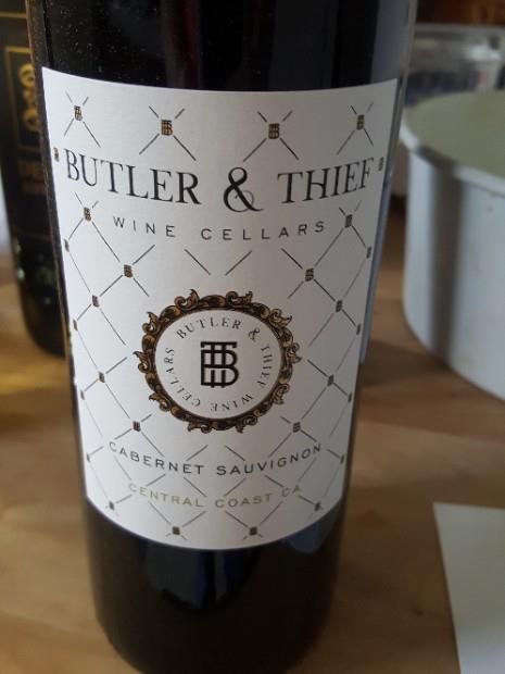 2015 Butler & Thief Wine Cellars Cabernet Sauvignon, USA, California ...