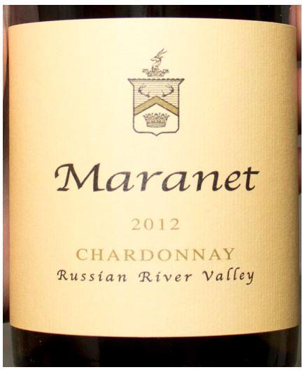 2012 Maranet Chardonnay, USA, California, Sonoma County, Russian River ...