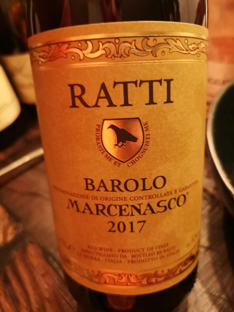 2017 Renato Ratti Barolo CellarTracker - Marcenasco