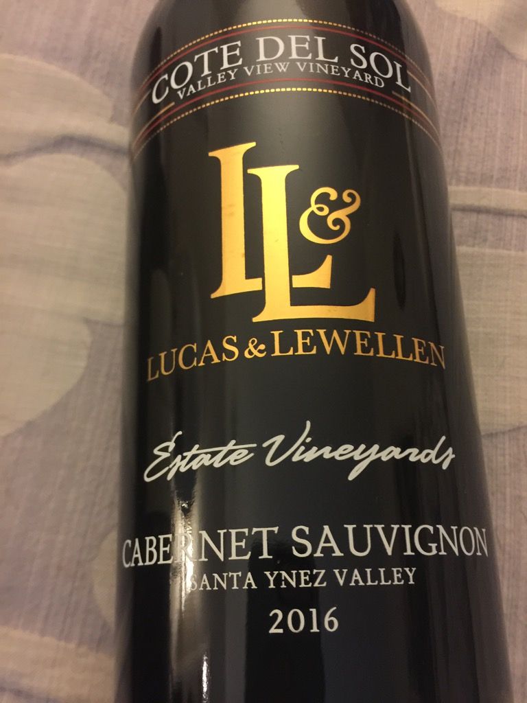 16 Lucas Lewellen Cabernet Sauvignon Cote Del Sol Usa California Central Coast Santa Barbara County Cellartracker