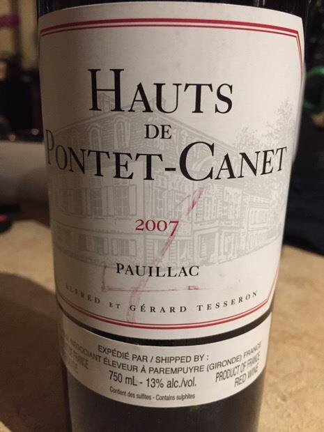 2000 Château Pontet-Canet Hauts de Pontet-Canet - CellarTracker