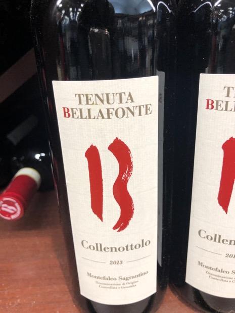 2013 Tenuta Bellafonte Montefalco Sagrantino Collenottolo, Italy ...