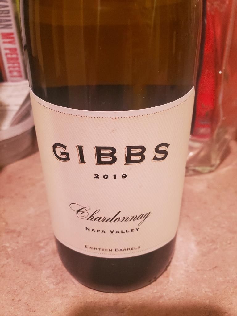 2019 Gibbs Chardonnay, USA, California, Napa Valley - CellarTracker