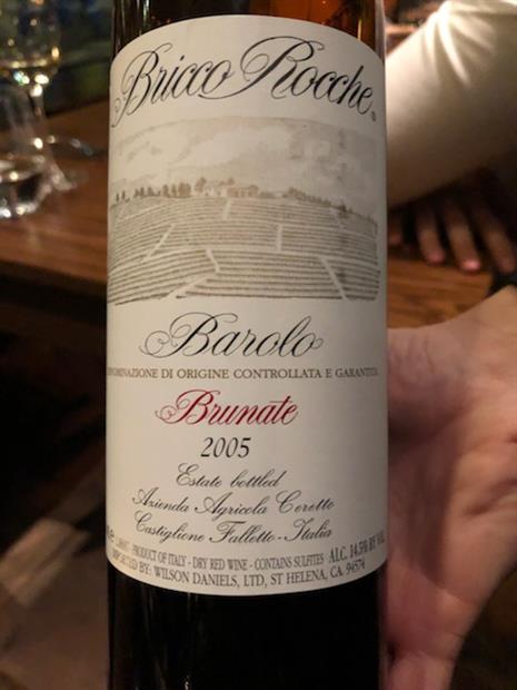 2005 Azienda Bricco Rocche Ceretto Barolo Brunate CellarTracker