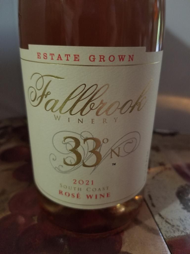2021 Fallbrook Winery Rosé, USA, California, South Coast CellarTracker