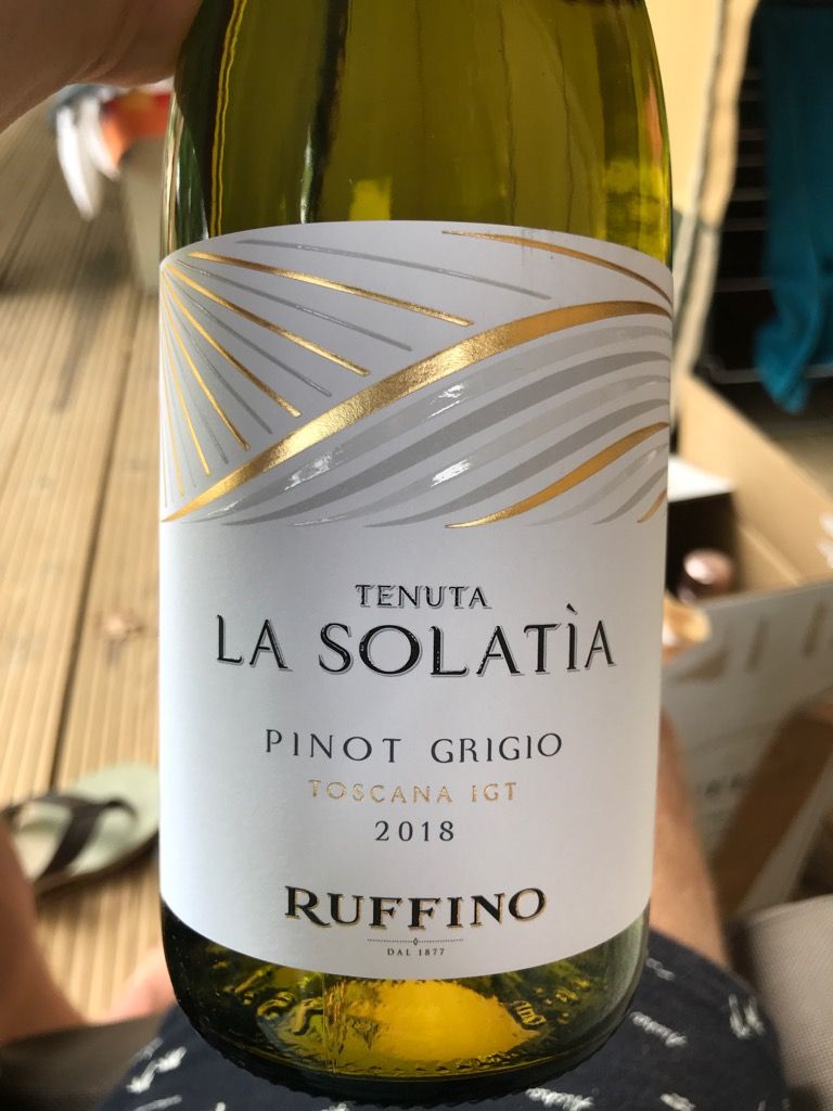 2018 Ruffino Pinot Grigio La Solatia Toscana IGT, Italy, Tuscany