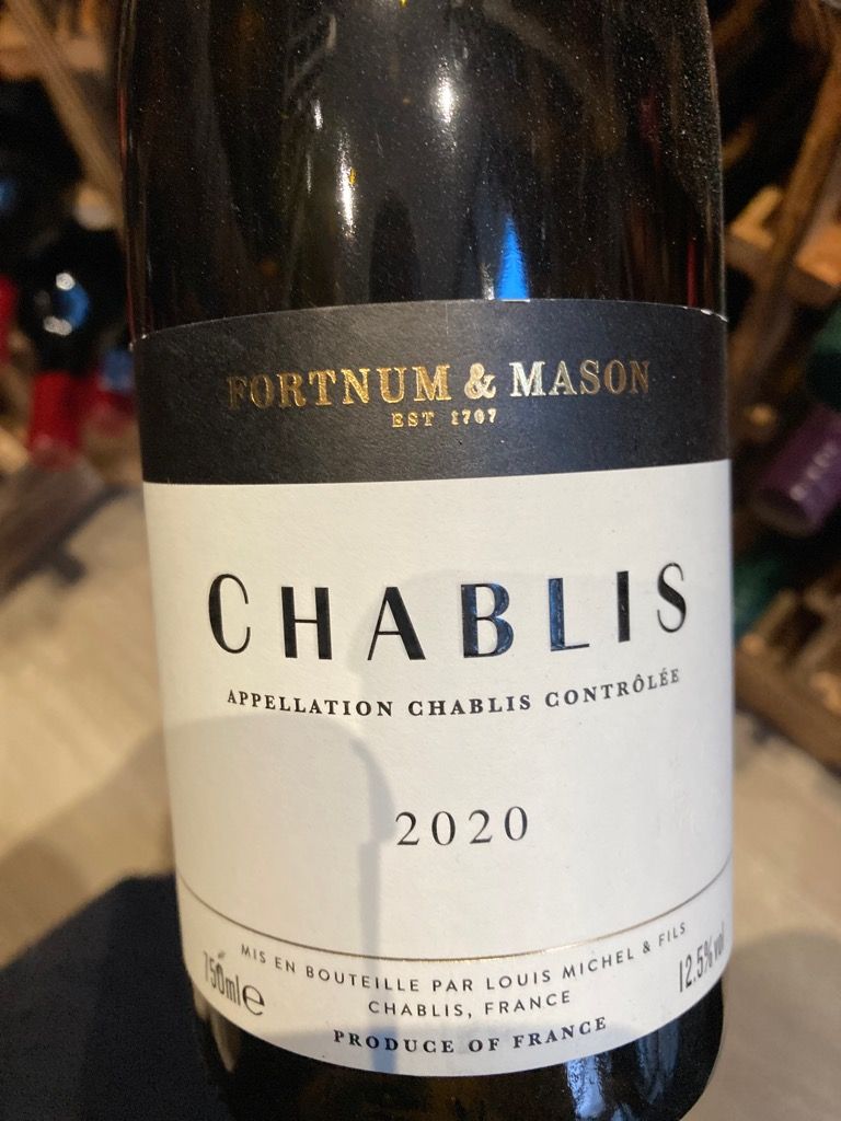 2020 Fortnum & Mason Chablis, France, Burgundy, Chablis CellarTracker