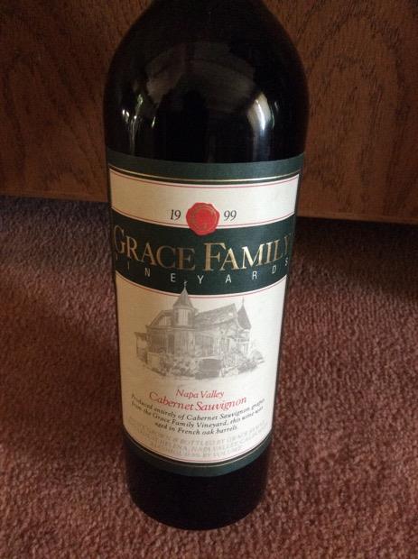 1999 Grace Family Cabernet Sauvignon - CellarTracker