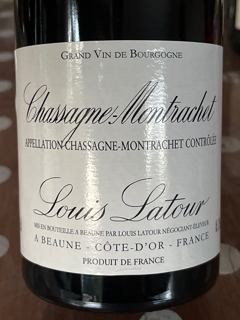 2021 Louis Latour Chassagne-Montrachet Rouge - CellarTracker
