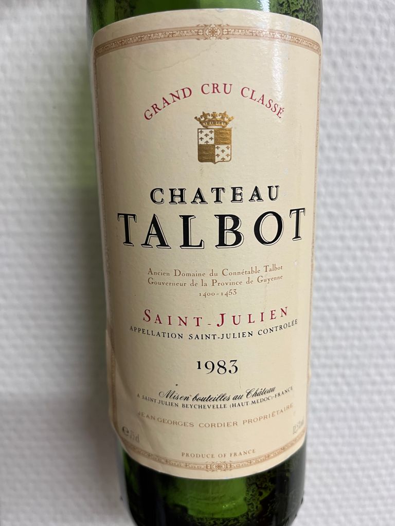 1983 Château Talbot - CellarTracker 1983 Château Talbot - CellarTracker