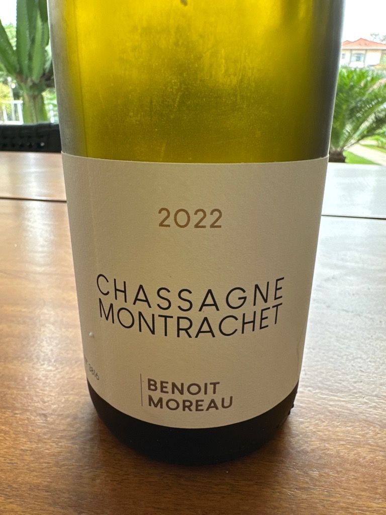 2022 Benoit Moreau Chassagne-Montrachet - CellarTracker
