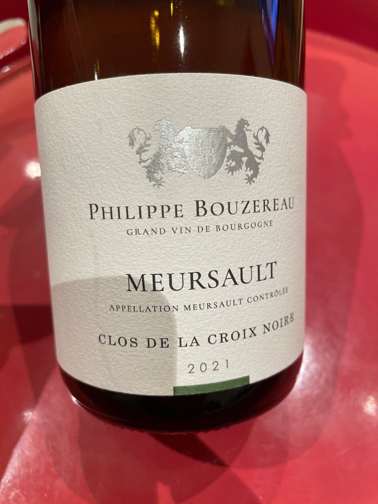 2022 Philippe Bouzereau Meursault Clos de la Croix Noire